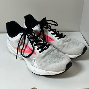Women’s Size 10 Brooks Launch 9 GTS DNA FlyKnit Lightweight Running Shoe EUC